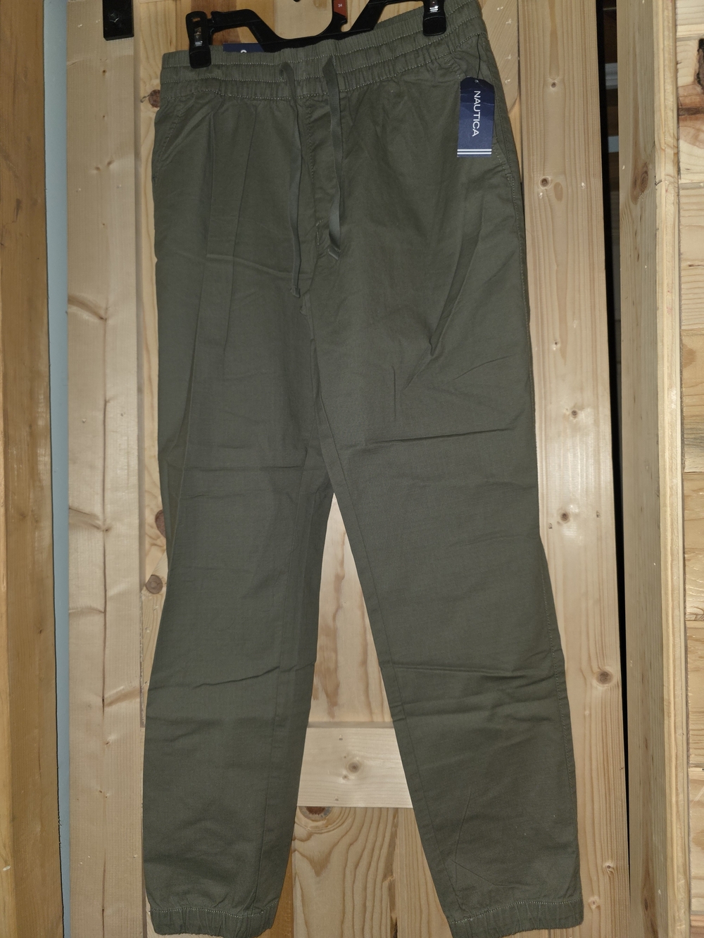 Nautica Womens Olive Green Classic Fit Pants